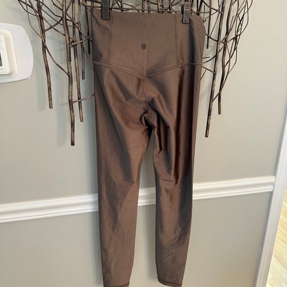Brown Leggings, Bronze Leggings, Athleta Leggings - Picture 5 of 7